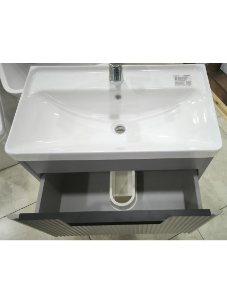 Подвесная тумба Ламис в комплекте с раковиной Selina (700 мм)